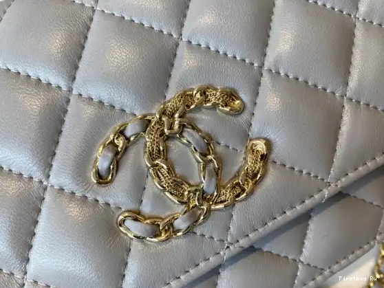 Firstbag Ru CHAIN LAMBSKIN CHANEL WALLET 0615